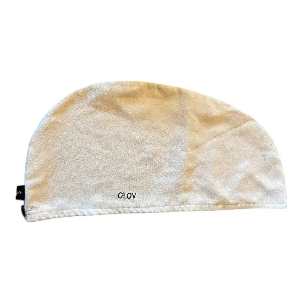 GLOV Spa White Hair Drying Towel Turban